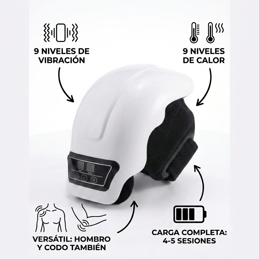 Masajeador de Rodillas con vibración y calor